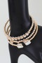 Multi Cubic Zirconia Beaded Bracelet 