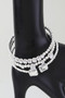 Multi Cubic Zirconia Beaded Bracelet 