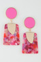 Retro Flake Frame Fashion Earrings