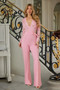 Lace Crochet Long Sleeve Jumpsuit​​​​​​