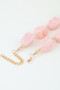 Multi Marble Stone Beaded Statement Necklace 
