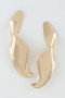 Hammered Matte Swirl Earrings