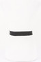 Faux Straw Metal Buckle Elastic Belt 