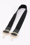 Vegan Leather Metal Buckle Elastic Plus Size Belt 