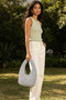Crochet Woven Hobo Bag 