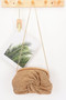 Twist Knot Woven Crossbody Bag