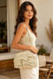 Twist Knot Woven Crossbody Bag