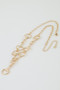 Beaded Heart Mariner Chain Necklace 