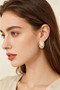 Teardrop Pearl Stud Earrings