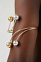 Two Toned Beaded Wrap Arm Cuff 