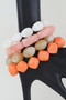 Multi Marble Stone Beaded Bracelet 
