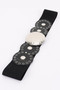 Vintage Disc Elastic Plus Size Belt 