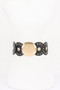 Vintage Disc Elastic Plus Size Belt 