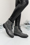 Forever Link Rhinestone Lace-Up Combat Boots