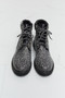 Forever Link Rhinestone Lace-Up Combat Boots