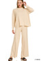 Zenana Viscose Sweater Top & Pants Set