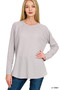 Zenana Baby Waffle Long Sleeve Top