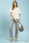 Umgee Ruffle Sleeve V-Neck Flutter Blouse
