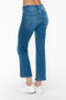 bytos Full Size Cat's Whiskers Mid Rise Ankle Jeans