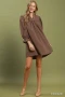 Umgee Textured Puff Sleeve Mini Dress