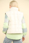 VERY J Zip Up Puffer Padded Warm Vest