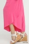 Umgee Flowy Asymmetrical Hem Wide Leg Pants