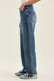 Judy Blue High Waist R.m. "Marlow" Arc Dk Time Weathered Indigo Jeans