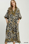 Umgee Abstract Print Midi Dress