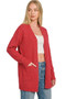 Zenana Open Front Sweater Cardigan