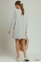 Umgee Side Crochet Zipper Detailed Dress