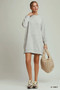 Umgee Side Crochet Zipper Detailed Dress
