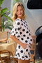 BiBi Polka Dots Printed Ruffled Detail Top And Shorts Set