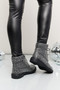 Forever Link Rhinestone Lace-Up Combat Boots