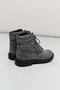 Forever Link Rhinestone Lace-Up Combat Boots