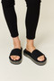 Forever Link Open Toe Rhinestone Platform Sandals