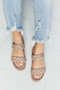 Qupid Braided Open Toe Slippers