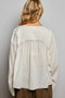 POL Embroidered Button Front Woven Shirt