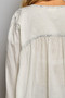 POL Embroidered Button Front Woven Shirt