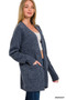 Zenana Open Front Sweater Cardigan