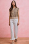SO ME Ruffled Bottom Detail Mid Rise Jeans