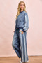 BiBi Washed Lace Contrast Sided Jeans