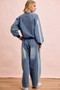 BiBi Washed Lace Contrast Sided Jeans