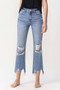 Lovervet High Rise Distressed Straight Jeans