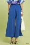 Umgee Linen Elastic Waist Wide Leg Pants