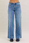 Judy Blue Mid Rise Retro Wide Leg Jeans