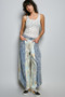 POL All Over Floral Ribbed Tank
