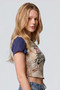 Varsity Renegade Lace-Up Graphic Tee 