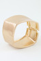 Hammered Matte Geometric Cuff Bracelet