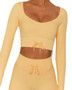 Seamless Top And Short Set