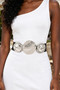 Metal Buckle Stretch Belt